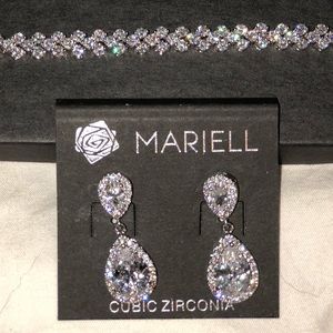 Teardrop earrings (Bracelet no longer available)